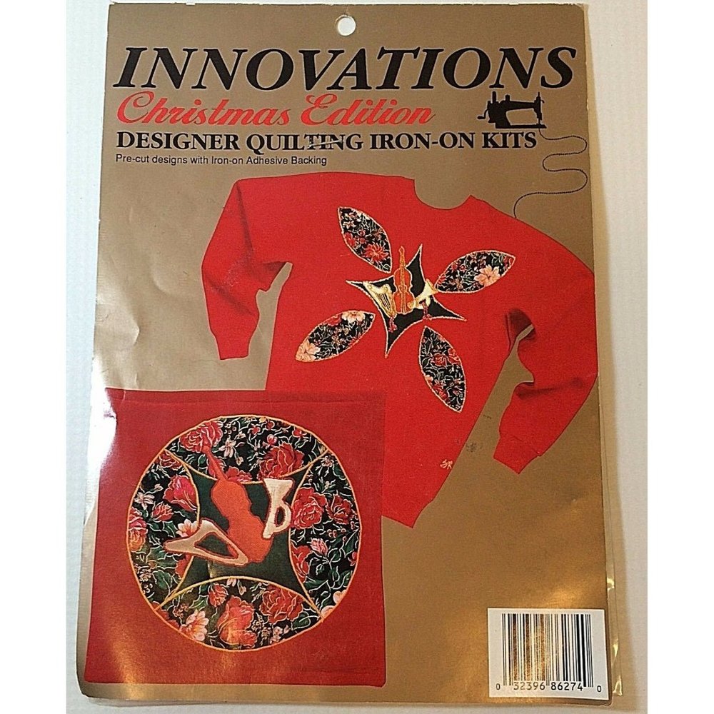 Xmas Applique Designer Quilted Iron On Christmas Edition Innovations Music